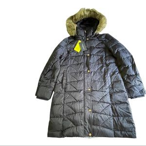 Marc New York/Andrew Marc Medina Hexagon Down Coat. Size L. Navy. Brand new.